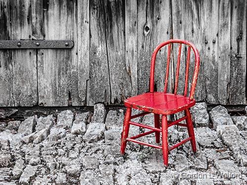 Little Red Chair_DSCF06078.jpg - Photographed at Cincinnati, Ohio, USA.